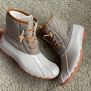 Quilted Duck Boots Size 11